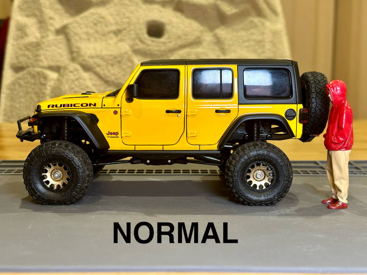 ミニッツ4x4 ラングラー ルビコン ノーマル車高
