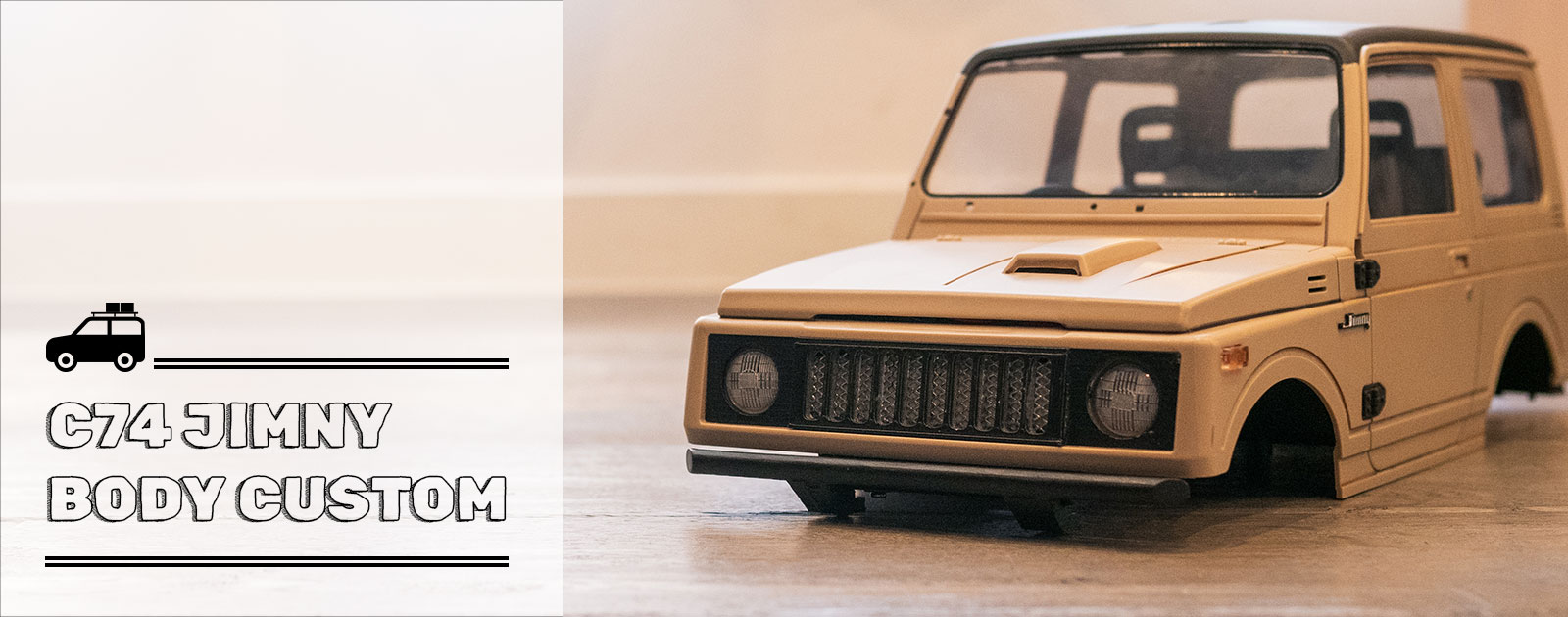 C74 ジムニーボディのカスタム | WdwCブログ - スケールクローラー