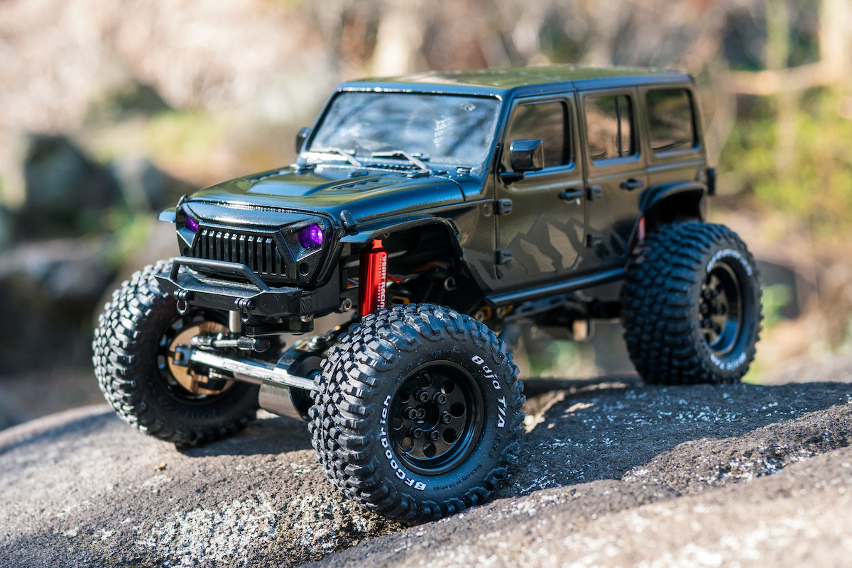 ミニッツ4x4 ラングラーのカスタム第二ステージ完成