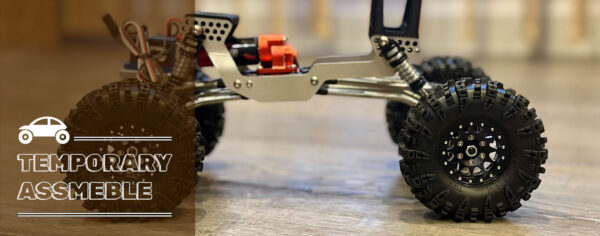 TRX4M自作LCGクローラー 全体を仮組みしてみた