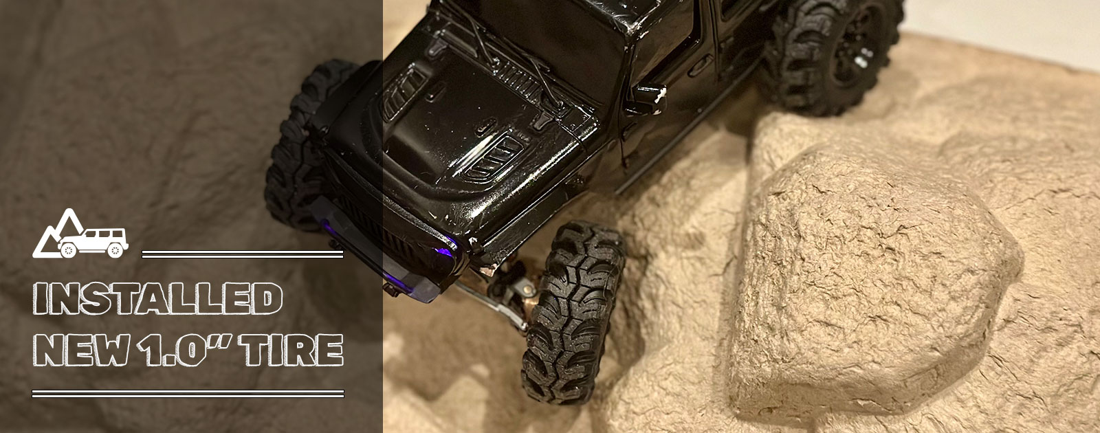 ミニッツ4x4をINJORAの1インチタイヤに交換してみた | WdwCブログ