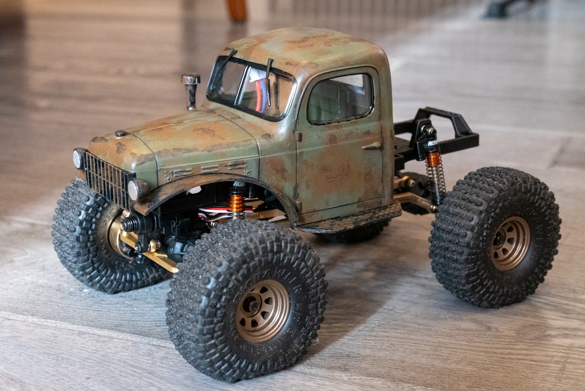FCX24 Power Wagonのウェザリング塗装完成