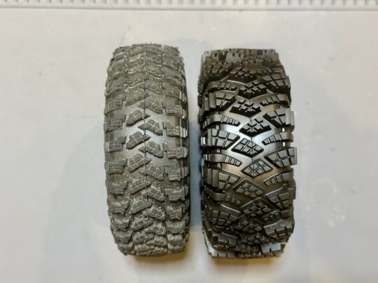 以前のタイヤとの比較