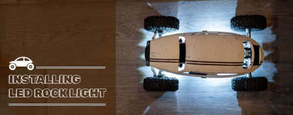 TRX4MにLEDロックライトを装着してみた