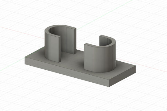 磁気ポゴピンコネクタ用自作ステー