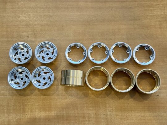 BATRAZZI Aluminum 1.0” Stellar Racing Beadlock Wheels