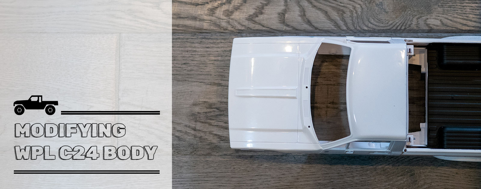 WPL C24のボディ加工とボディマウントのフィッティング | WdwCブログ