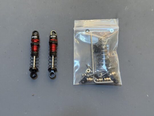 INJORA 39mm Aluminum Threaded Oil Shocks