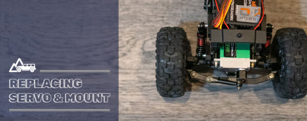 AXIAL SCX24のサーボ交換 & サーボ取り付け位置の見直しをしてみる
