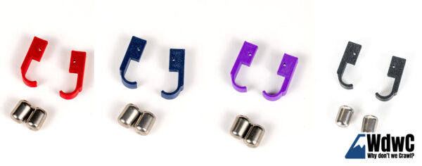 SCX24用サーボマウント・タングステンウエイトハンガー “SMWH”に新色追加