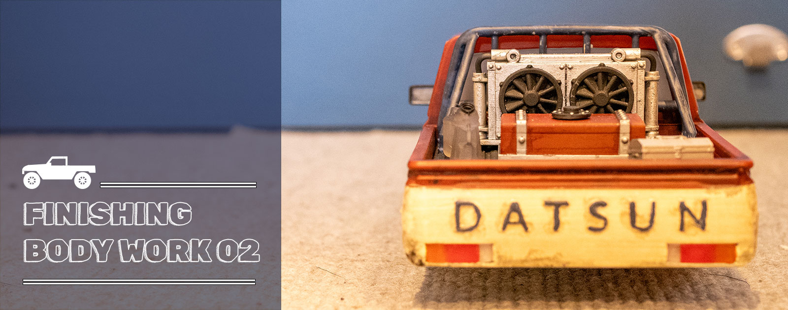 SCX24 DATSUNボディのディテールを仕上げていく 後編 | WdwCブログ