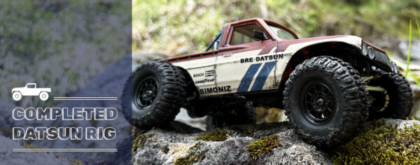 SCX24 C-BOLTホイールベース DATSUN完成