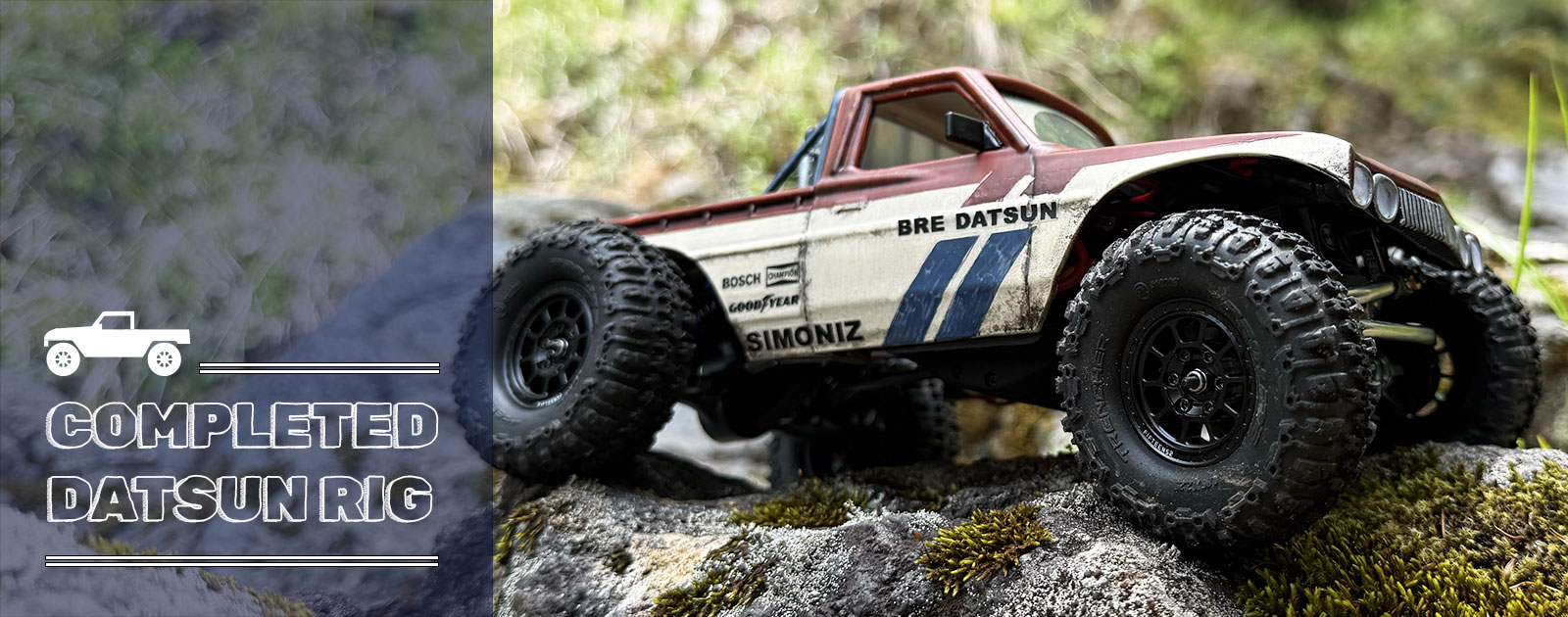 SCX24 C-BOLTホイールベース DATSUN完成 | WdwCブログ - スケール