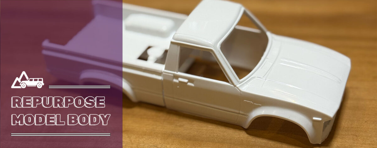 SCX30にプラモボディを載せてみる